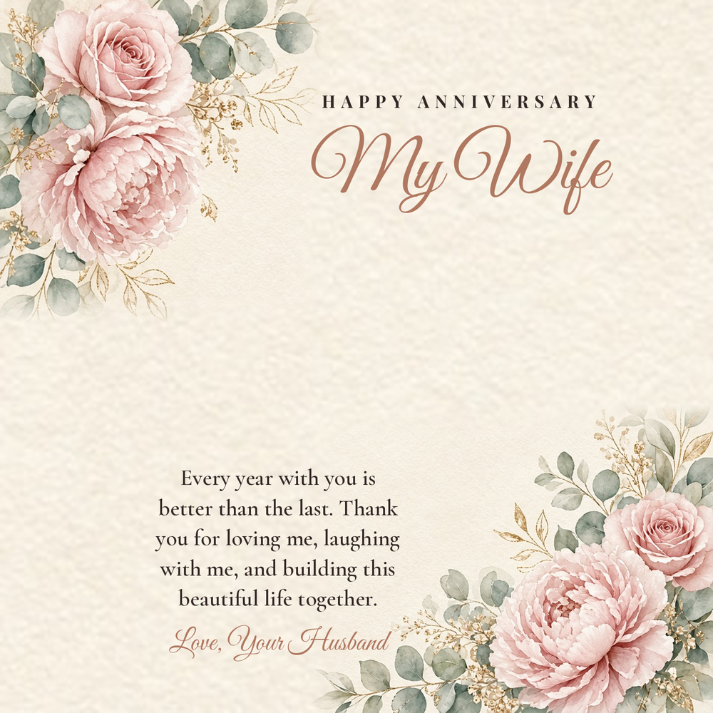 Message card: Anniversary Love Knot Necklace for Wife