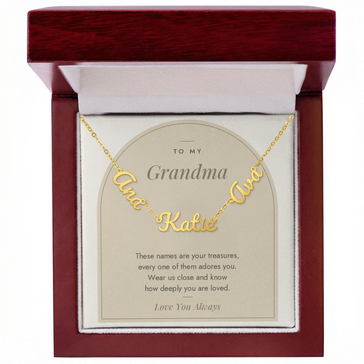 Multiple Name Necklace for Mom with personalized names, image 11