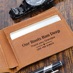 Engraved Leather Wallet for Grandpa – grandpa gift, image 2
