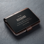 Engraved Wallet Card for Husband – My Favorite Road Led Me to You