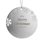 Merry Christmas 2026 Engraved Ornament – Double Sided Keepsake – product photo 1