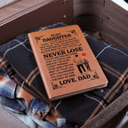 To My Daughter – Promise – Leather Journal