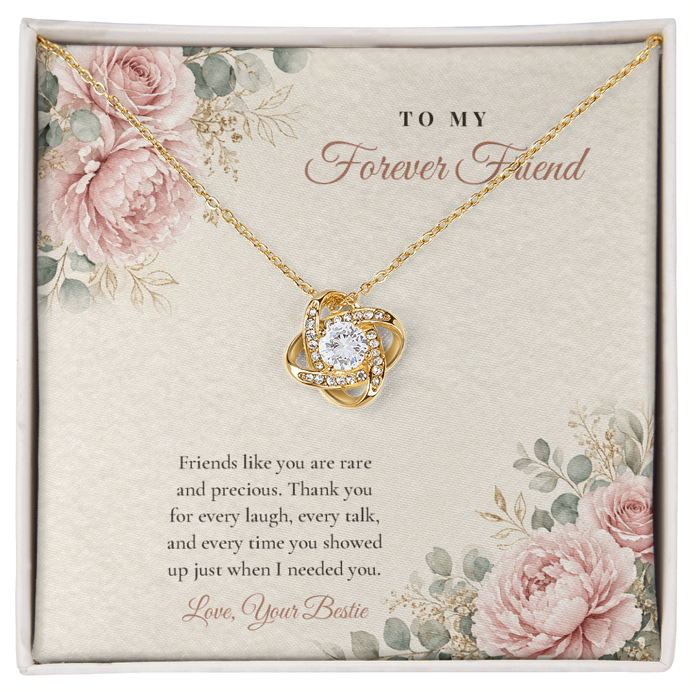 Friendship Love Knot Necklace for Best Friend