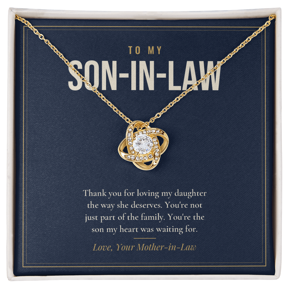 Love Knot Necklace for Son-in-Law