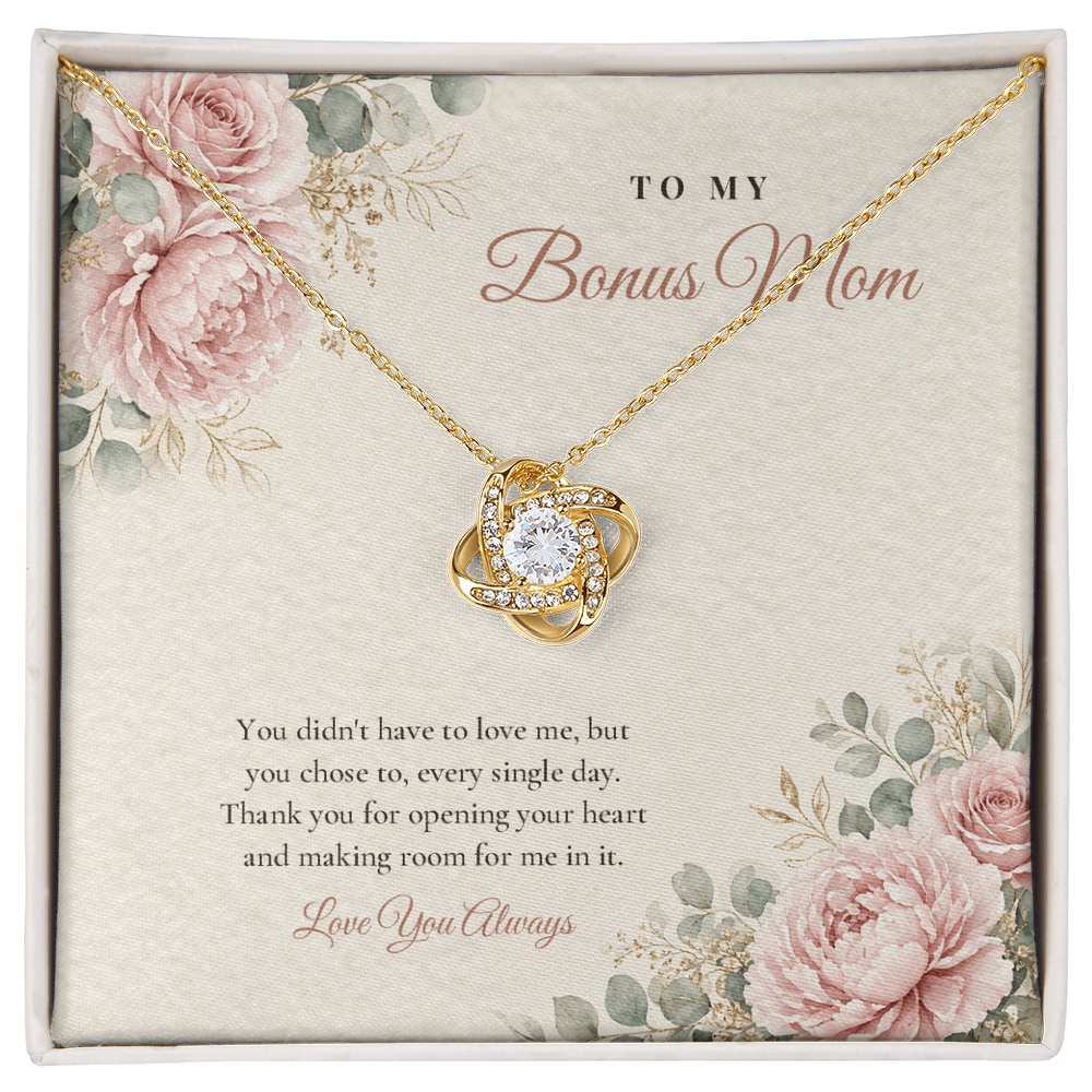 Love Knot Necklace for Bonus Mom