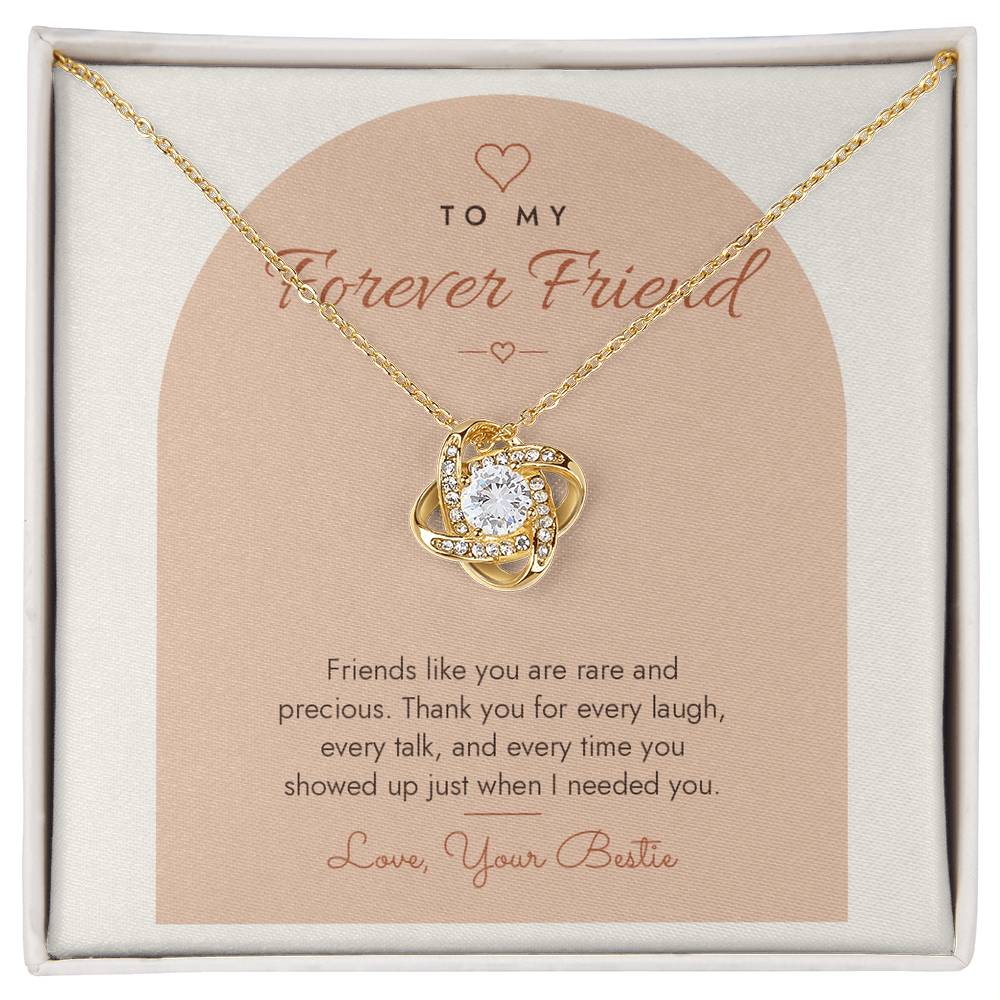 Friendship Love Knot Necklace – Modern Card