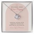 New Puppy Love Knot Necklace for Dog Mom – Modern Card