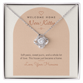 New Kitten Love Knot Necklace for Cat Mom – Modern Card