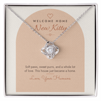 New Kitten Love Knot Necklace for Cat Mom – Modern Card