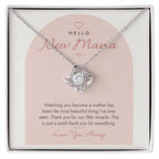 Push Present Love Knot Necklace for New Mom – Modern Card