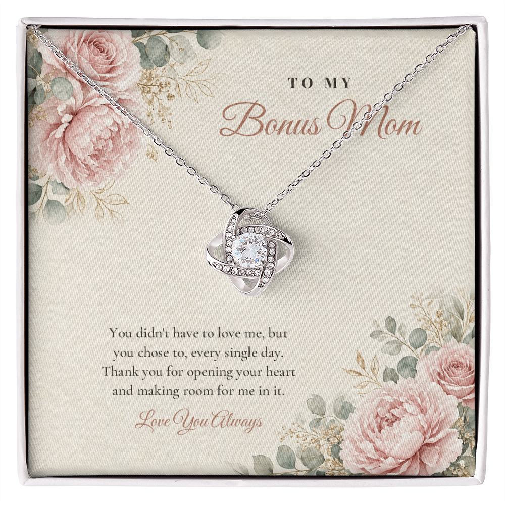 Love Knot Necklace for Bonus Mom