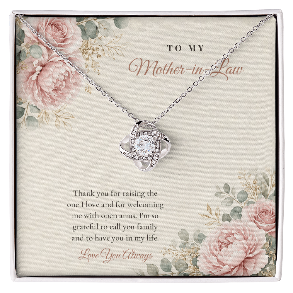Love Knot Necklace for Mother-in-Law