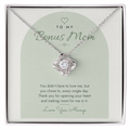 Love Knot Necklace for Bonus Mom – Modern Card
