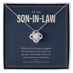 Love Knot Necklace for Son-in-Law