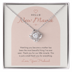 Push Present Love Knot Necklace for New Mom – Modern Card