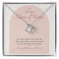 Love Knot Necklace for New Mom – Modern Card
