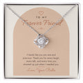 Friendship Love Knot Necklace – Modern Card
