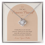 Friendship Love Knot Necklace – Modern Card