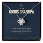 Love Knot Necklace for Bonus Grandpa