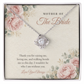 Wedding Love Knot Necklace for Mother of the Bride