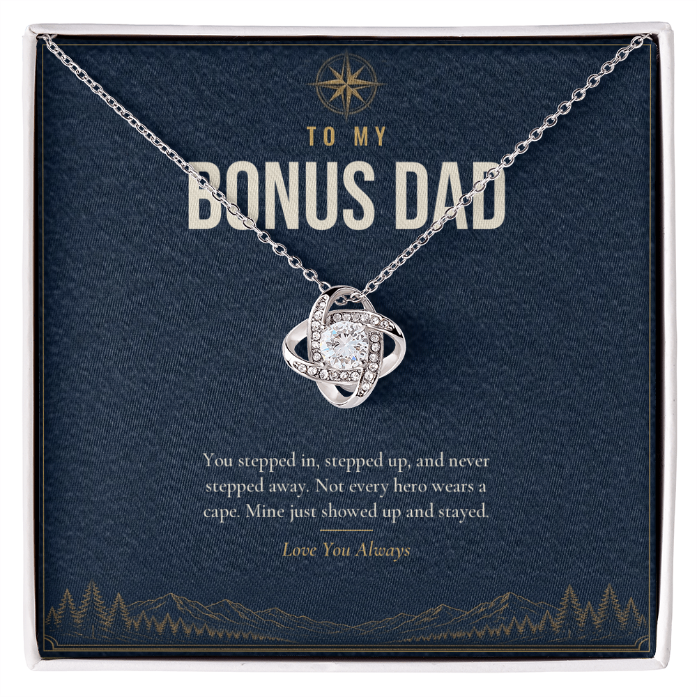 Love Knot Necklace for Bonus Dad