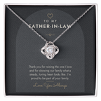 Love Knot Necklace for Father-in-Law – Modern Card