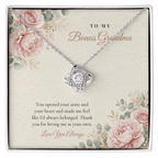 Love Knot Necklace for Bonus Grandma