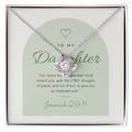 Christian Love Knot Necklace for Daughter – Jeremiah 29:11 – Modern Card