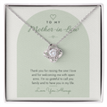 Love Knot Necklace for Mother-in-Law – Modern Card