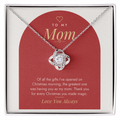 Christmas Love Knot Necklace for Mom – Modern Card