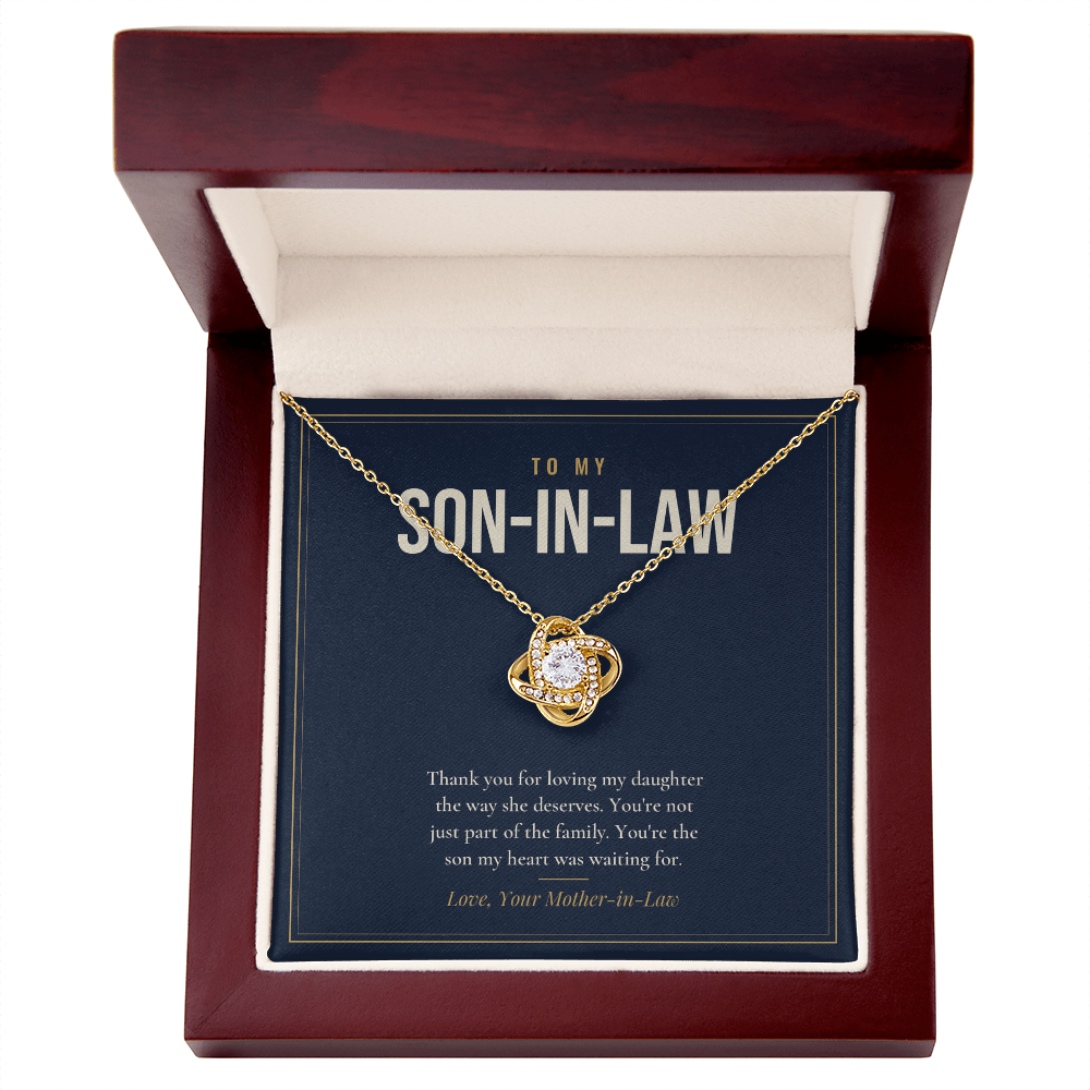 Love Knot Necklace for Son-in-Law
