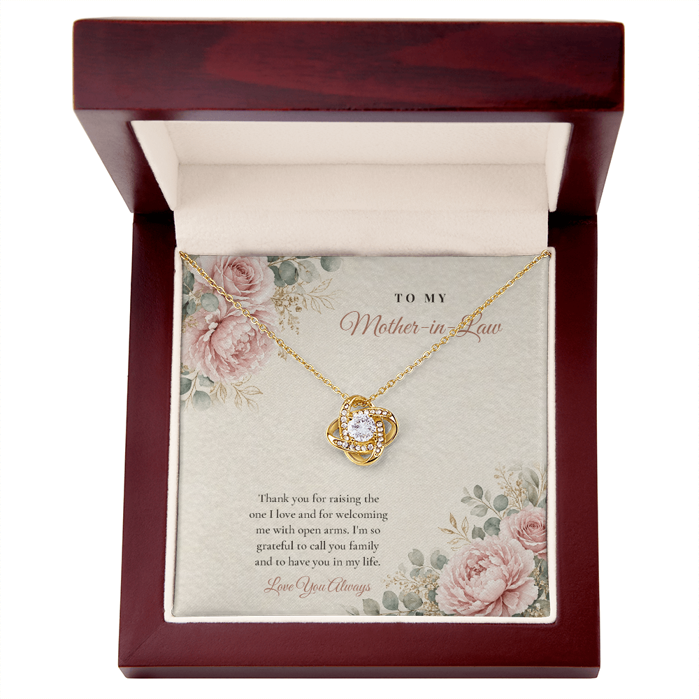Love Knot Necklace for Mother-in-Law