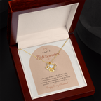 Retirement Love Knot Necklace for Her – Modern Card