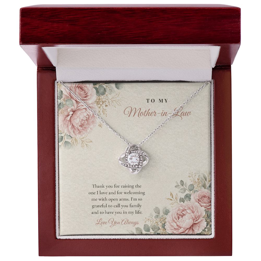 Love Knot Necklace for Mother-in-Law