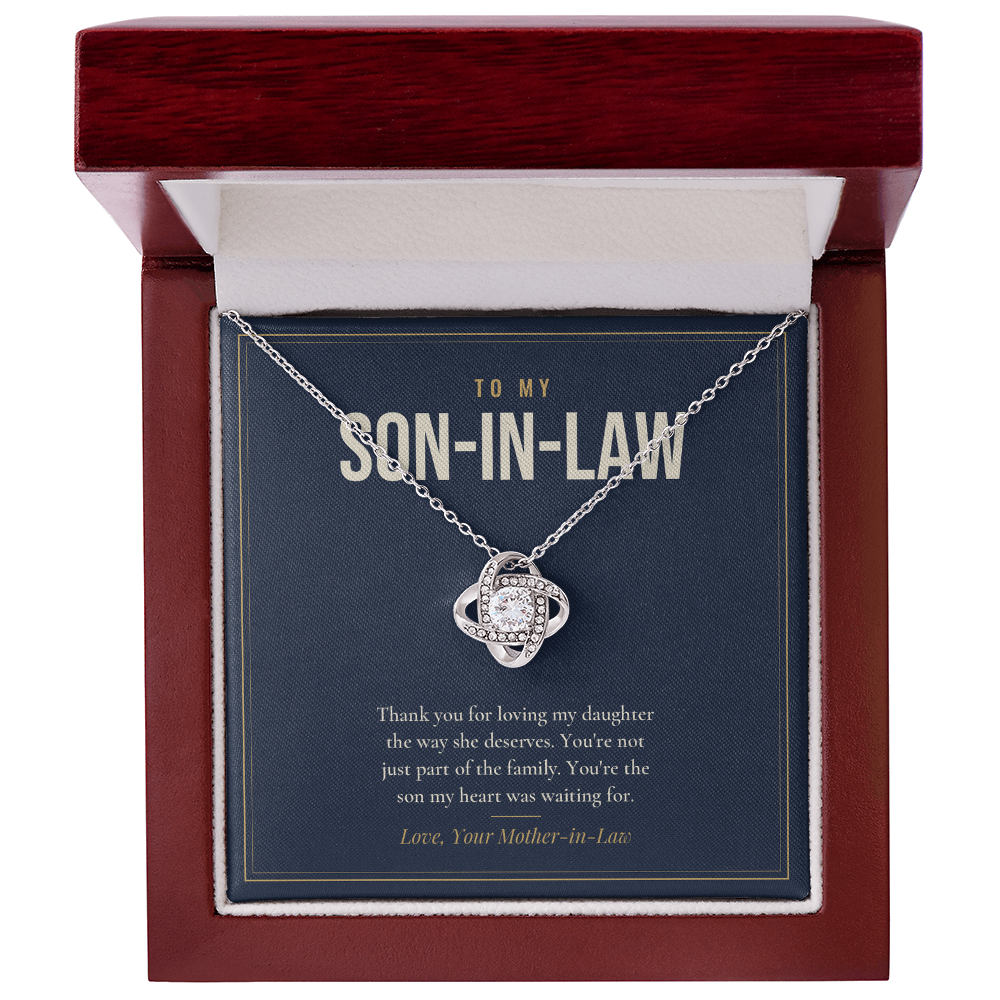 Love Knot Necklace for Son-in-Law