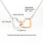 To My Sister – Bond – Interlocking Necklace Gift Set