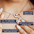 To My Sister – Bond – Interlocking Necklace Gift Set