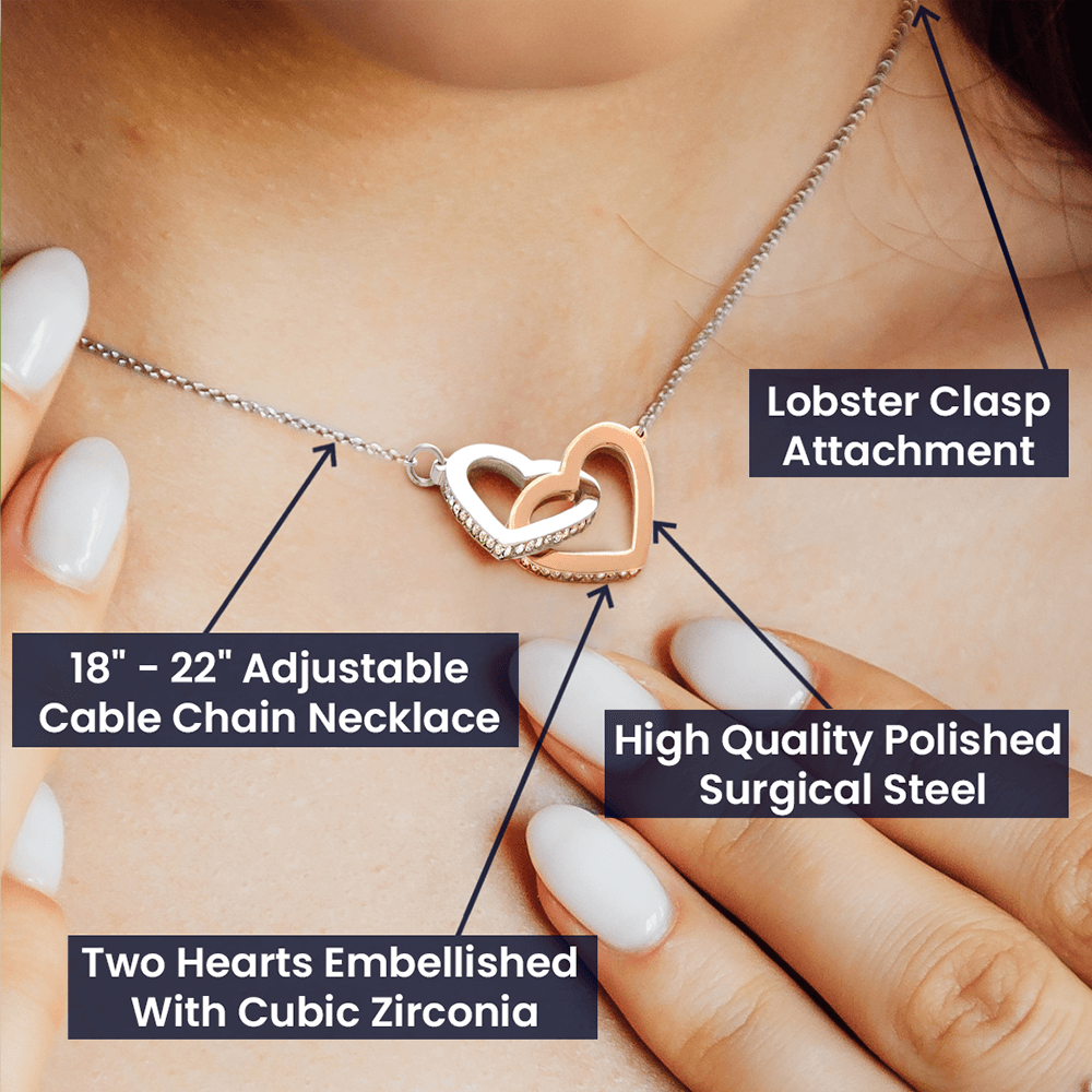 To My Sister – Bond – Interlocking Necklace Gift Set