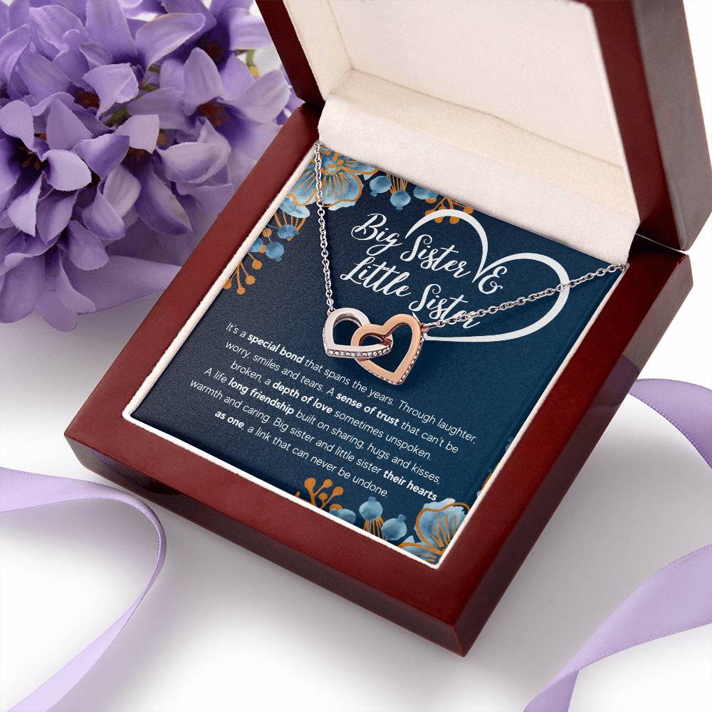 To My Sister – Bond – Interlocking Necklace Gift Set