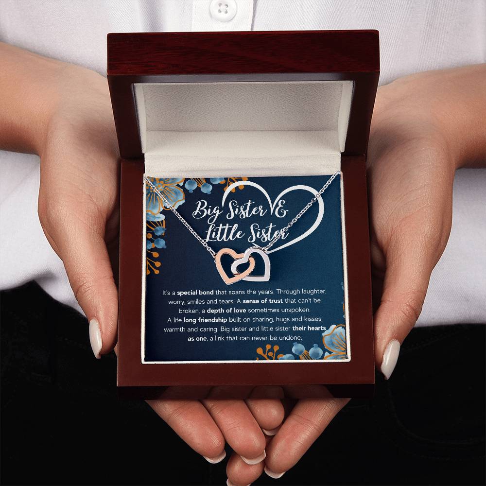 To My Sister – Bond – Interlocking Necklace Gift Set