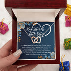 To My Sister – Bond – Interlocking Necklace Gift Set
