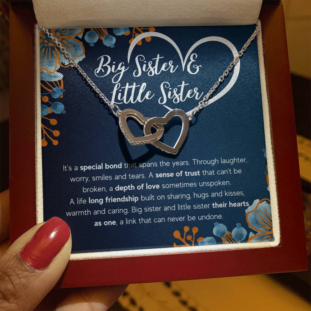 To My Sister – Bond – Interlocking Necklace Gift Set