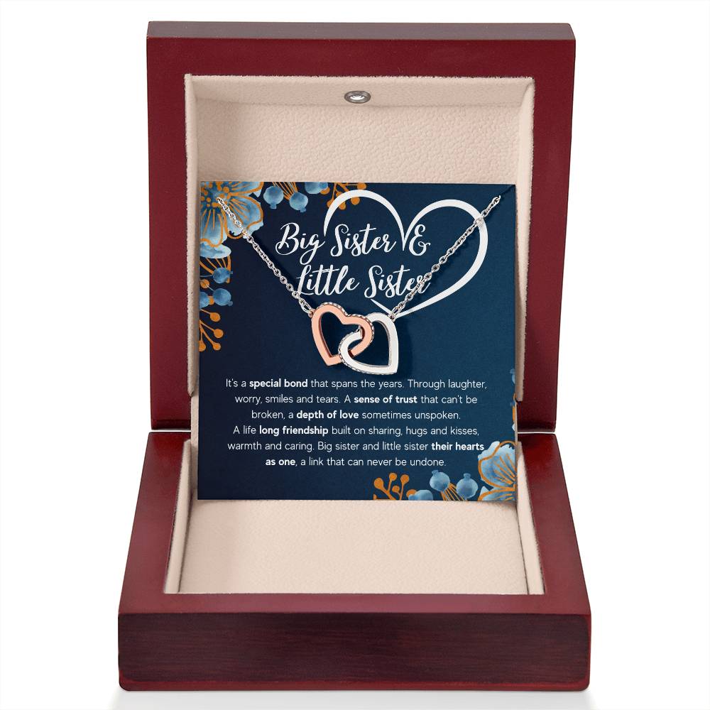 To My Sister – Bond – Interlocking Necklace Gift Set