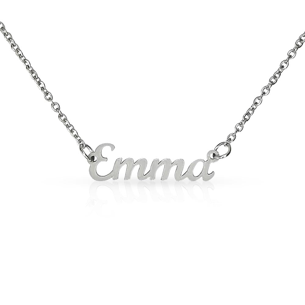 To My Daughter – Chapters – Squeezed Name Necklace Gift Set