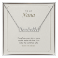 Custom Name Necklace for Nana – You Make the World Feel Safe – Modern Card