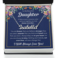 To My Daughter – Braver – Name Necklace Gift Set
