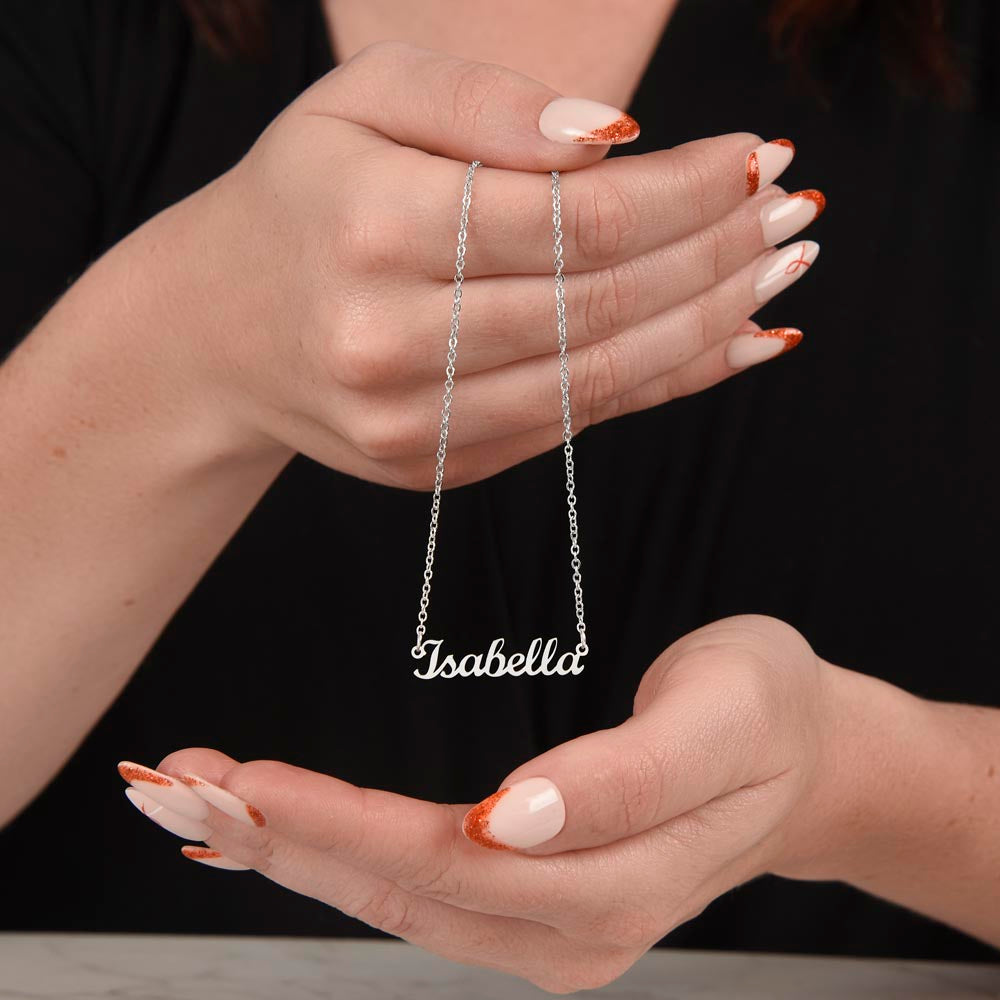 To My Daughter – Chapters – Squeezed Name Necklace Gift Set