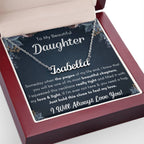 To My Daughter – Chapters – Squeezed Name Necklace Gift Set