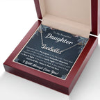 To My Daughter – Chapters – Squeezed Name Necklace Gift Set
