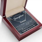To My Daughter – Chapters – Squeezed Name Necklace Gift Set
